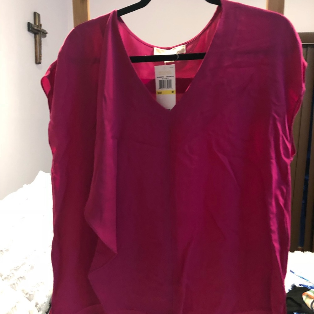 MK Fusia Silk Top